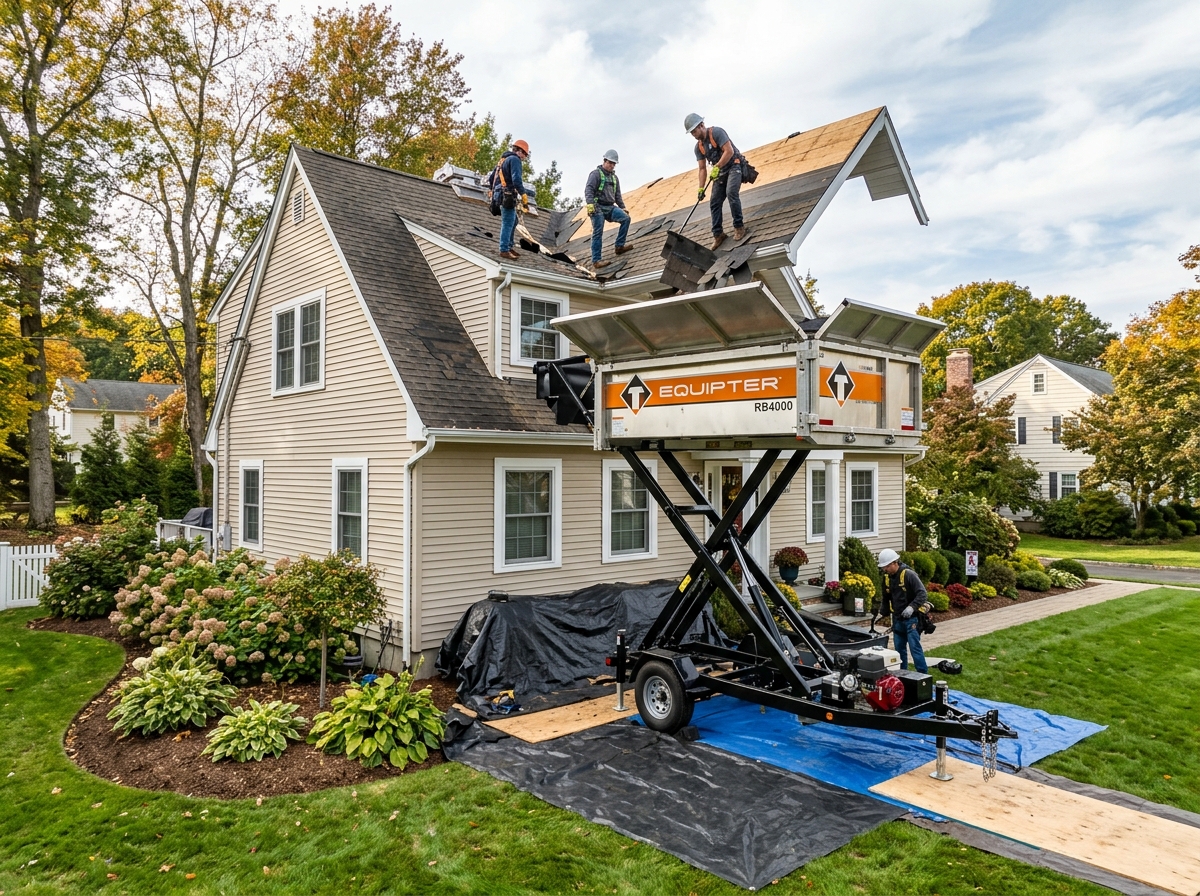 New Roof Installation completed by Kelley Roofing