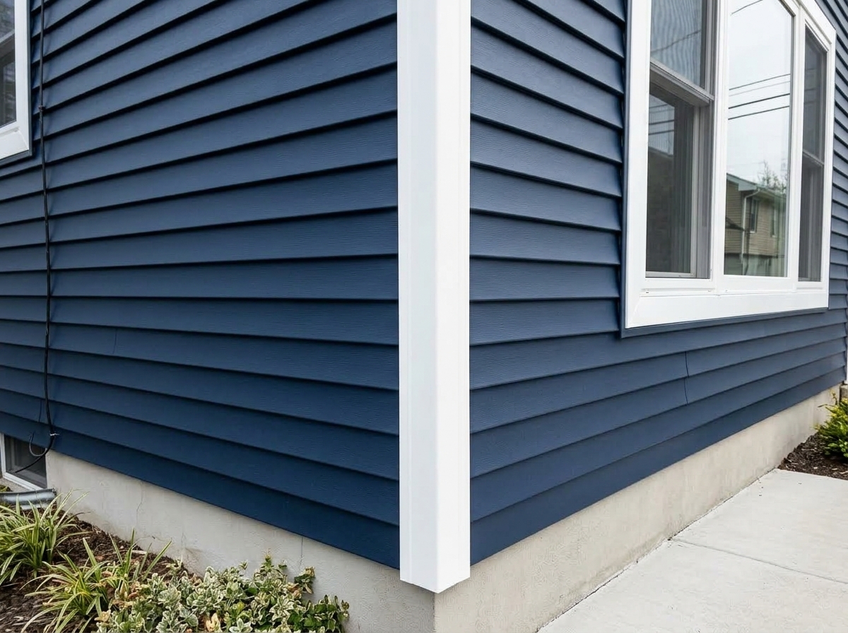 Vinyl Siding completed by Kelley Roofing